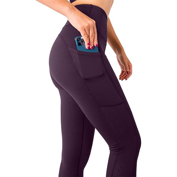 Amazon.com: SEEMLY Thick High Waist Yoga Pants with Pockets, Tummy